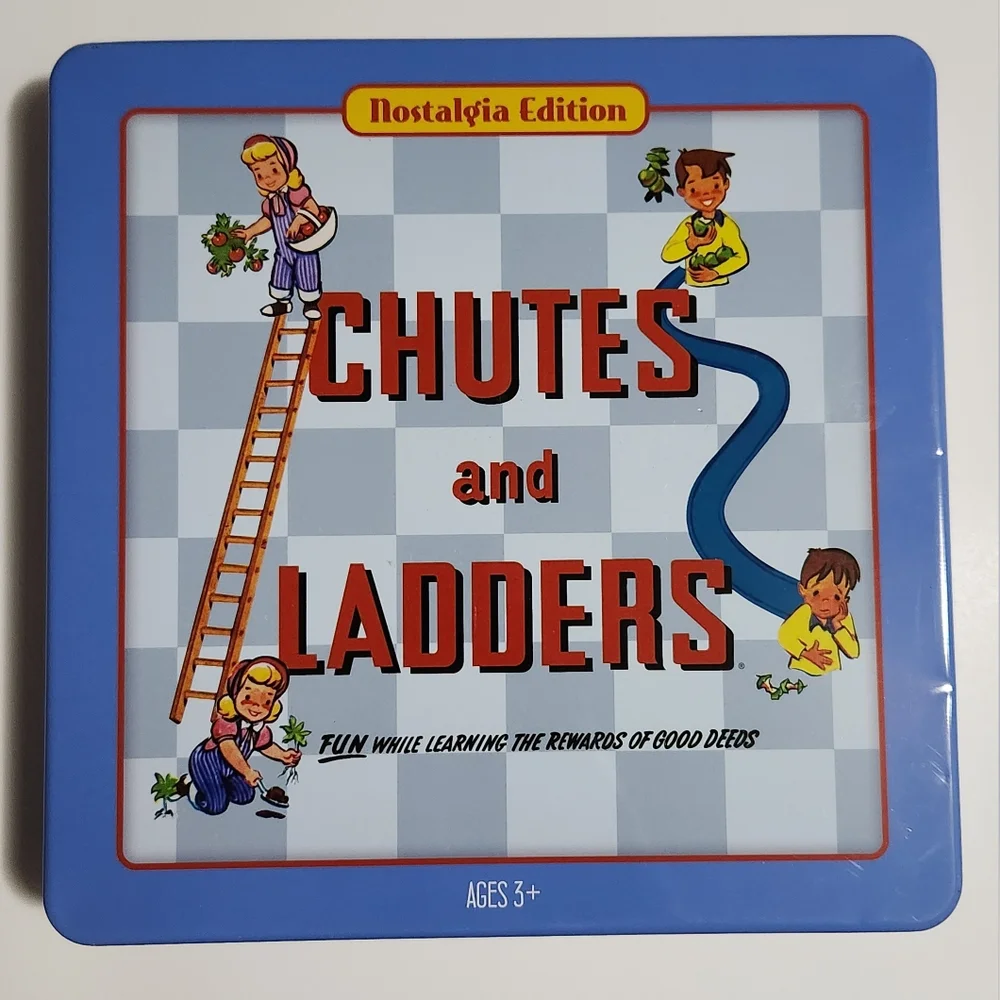 Chutes and Ladders Board Game Nostalgia "1956" Edition - Picture 2 of 12